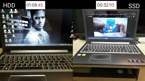 SSD vs HDD Speed Test | Real time speed 256GB SSD vs 1TB HDD #ssdvshdd ...