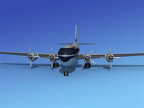 Boeing 377 United Airlines - 3D Model by Dreamscape Studios