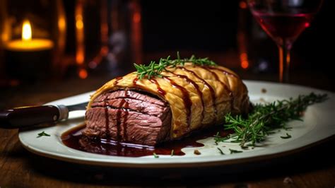 Craft the Perfect Beef Wellington with Red Wine Sauce for Two