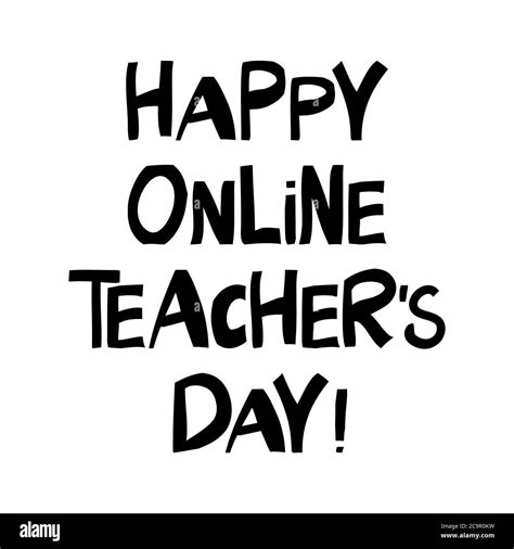 Happy teachers day Black and White Stock Photos & Images - Alamy