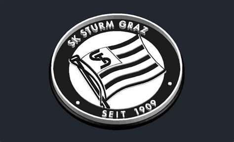 Descargar archivo STL gratis SK Sturm Graz - Logotipo • Plan para la ...