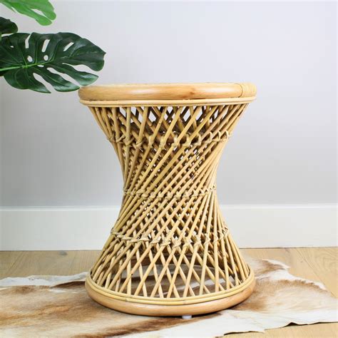 Koko Natural Rattan Stool – The Rattan Company