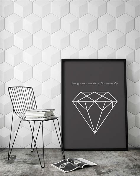 Diamond Poster pressure Makes Diamonds PRINTABLE - Etsy