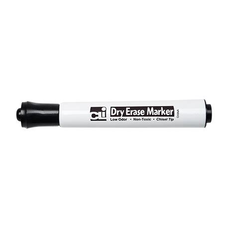 Black Chisel Tip Dry Erase Marker