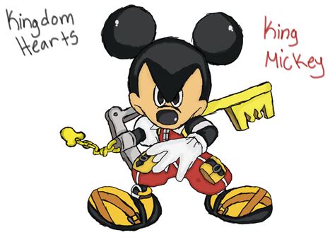 King Mickey Kingdom Hearts by southparkcraigXtweek on DeviantArt