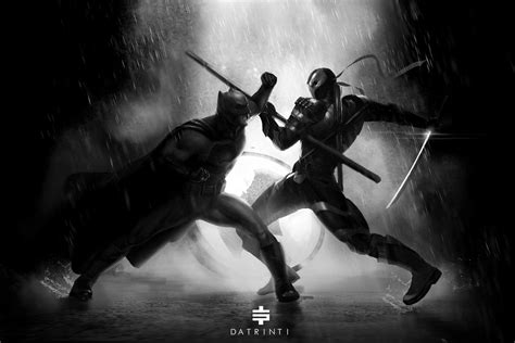 Batman VS Deathstroke (fan art) : r/batman