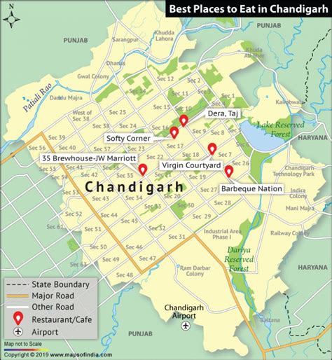 Chandigarh City Map, Information and Facts, Travel Guide