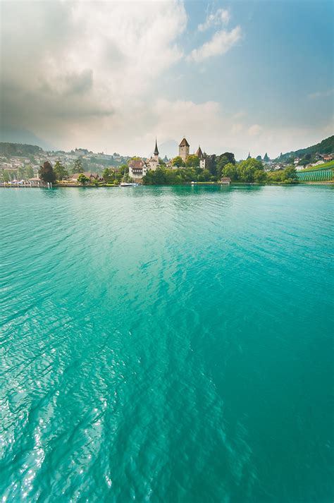 Spiez, Switzerland | The town of Spiez taken from a cruise a… | Flickr