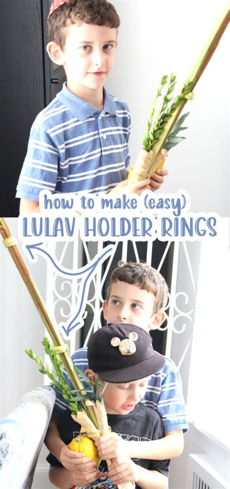 How to Make Lulav Rings - Jewish Moms & Crafters