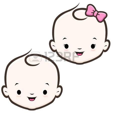 Cute Baby Faces Drawing