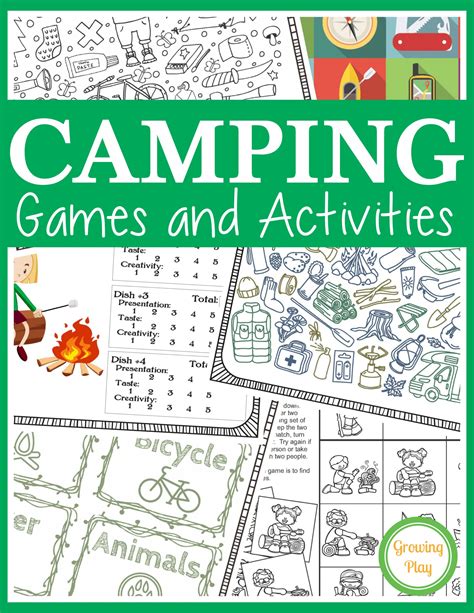 Camping Games for Kids - Your Therapy Source