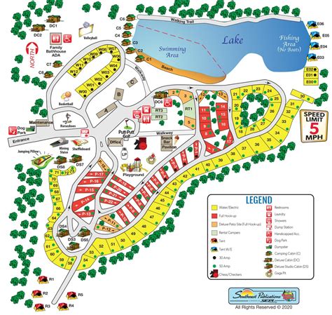 Emmett, Michigan Campground Map | Emmett KOA Holiday