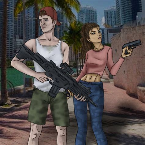 Jason and Lucia from GTA6 by noukie04 on DeviantArt