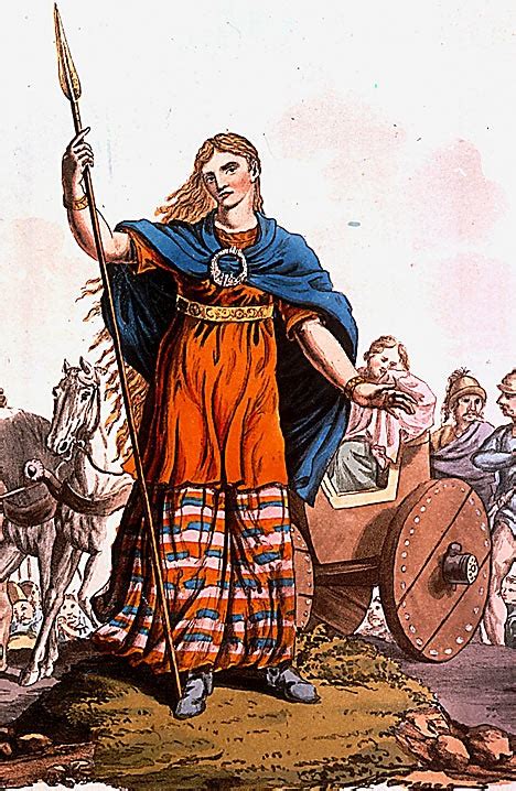 Boudica (d. AD 60 or 61), Queen of the British Iceni tribe who led an ...