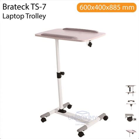 Brateck TS-7 Laptop Projector Trolley | UNBOX.MY