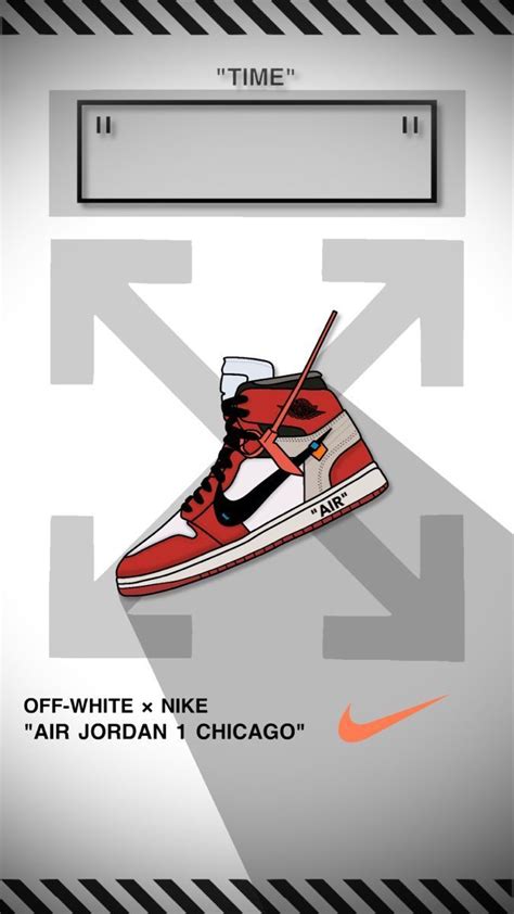 off-white × nike air jordan 1 chicago wallpaper | Iphone wallpaper usa ...