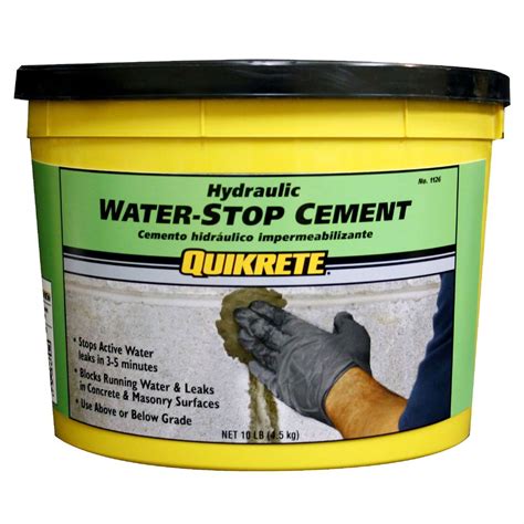 Buy Quikrete Rapid Setting, Hydraulic Water Stop Cement, Sets in 3 to 5 ...