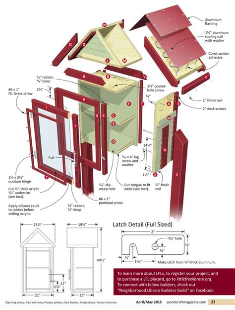 little_free_library | Little free library plans, Free library, Little ...