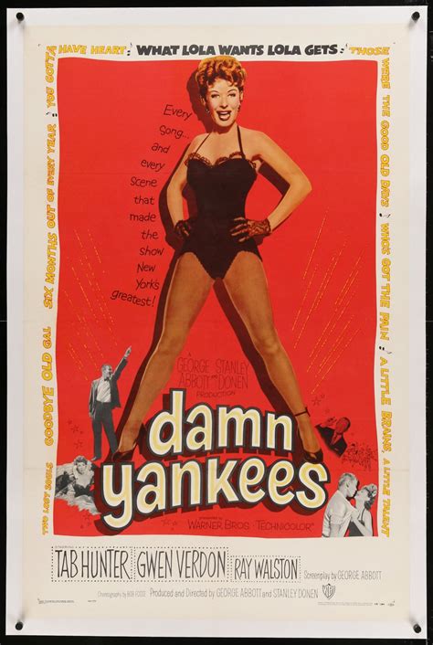 Damn Yankees Vintage US One Sheet (1958) - ORIGINAL RELEASE ...