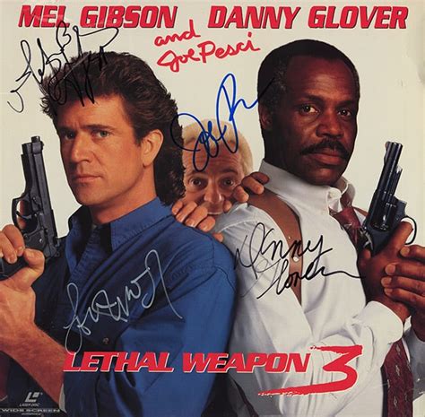 Lethal Weapon Cast Signed Movie Soundtrack Laserdisc Album – Artist signed collectibles and gifts