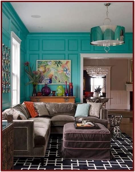 Blue And Brown Living Room Walls di 2020 | Warna ruang tamu, Kamar dekor, Dekorasi ruang keluarga