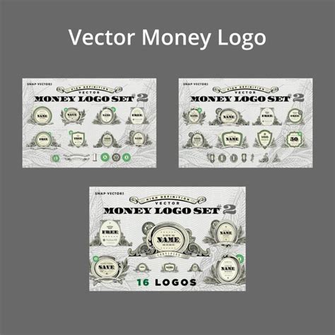 Vector Money Logo Set #2 – MasterBundles