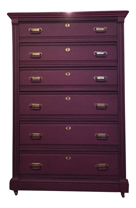 Painted Early American Antique Highboy Chest in 2020 | American home furniture, Painting wooden ...