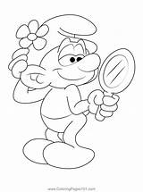 Smurfs Coloring Page For Kids The Pages – Bilarasa sketch template