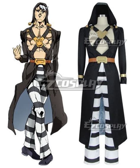 JoJo's Bizarre Adventure: Vento Aureo Golden Wind Risotto Nero New Edition Cosplay Costume ...