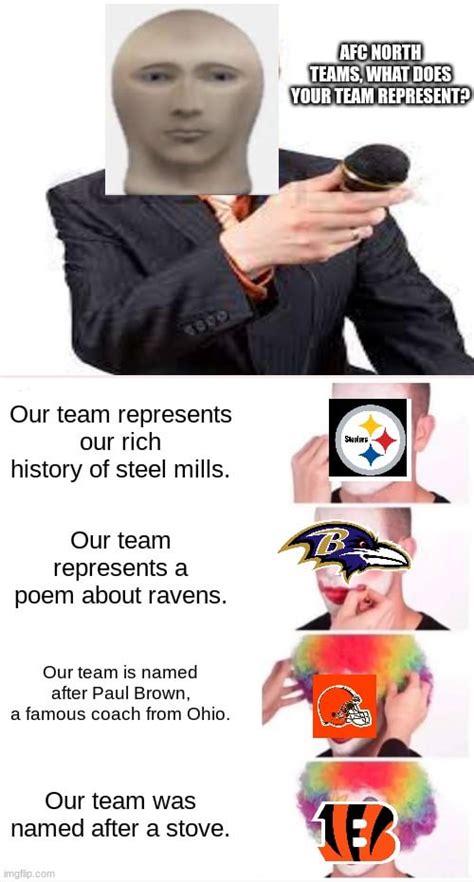 AFC North teams : r/AFCNorthMemeWar