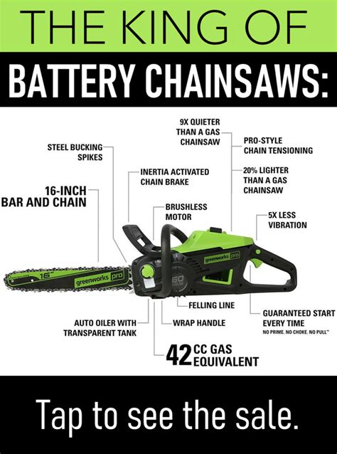 The King Of Battery Chainsaws.