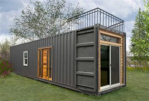 Modern Container Home With Rustic Elements - USA