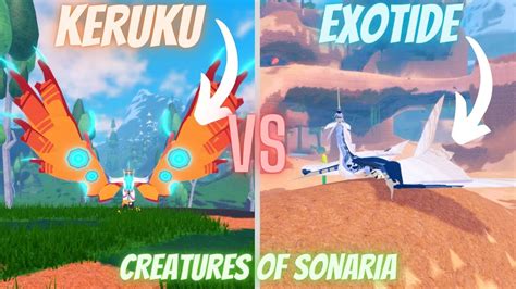 KERUKU VS EXOTIDE! || Creatures of Sonaria - YouTube