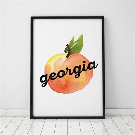 Georgia Peach - Etsy