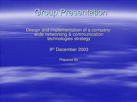 PPT - Group Presentation PowerPoint Presentation, free download - ID:782113