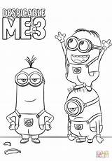 Despicable Me 3 Minions coloring Page  Free Printable Coloring Pages sketch template
