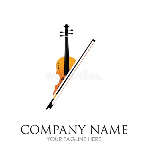 Violin / Classical Music - Vector Logo Illustration Design Template ...