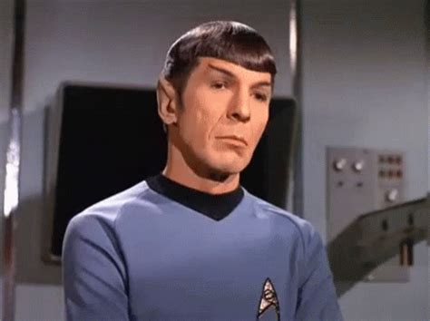 Spock GIF - Spock - Discover & Share GIFs | Star trek, Star trek ...