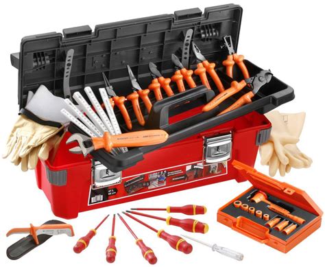 Facom 28pc Insulated Electricians Tool Set Kit in Tool Box 2185C.VSE | eBay