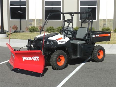 Bobcat 3400 UTV with Boss Snow Plows | The largest community for snow ...