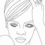 Rihanna coloring pages  Hellokidscom sketch template