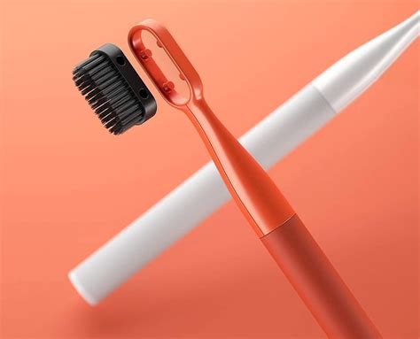 This sustainable toothbrush comes with replaceable miniature bristle-heads - Yanko Design