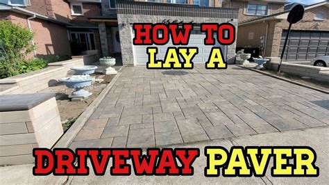 paver driveway installation guide tips in paver driveway (PT1) - YouTube