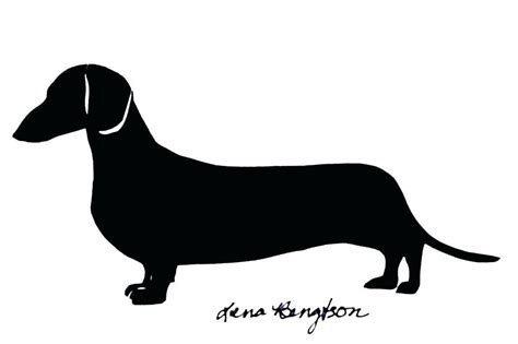 Dachshund Silhouette at GetDrawings | Free download