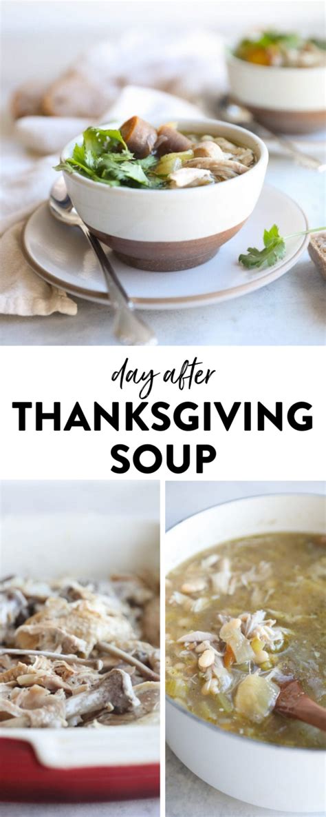 Day-After Thanksgiving Soup [Turkey Carcass Soup] - The Healthy Maven