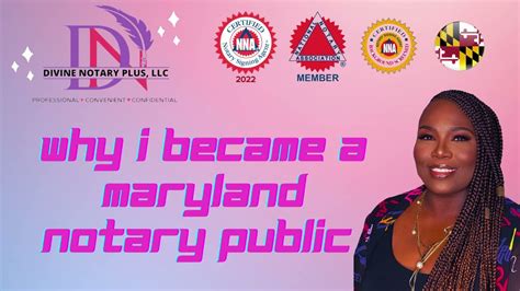 Why I Became A Maryland Notary Public - YouTube