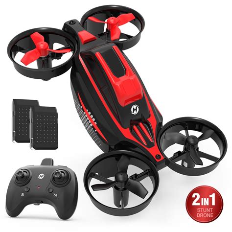 Holy Stone HS210F 2 In 1 RC Drone Flying Car for Kids One Key & Gliding Take Off Toss to Fly 3D ...