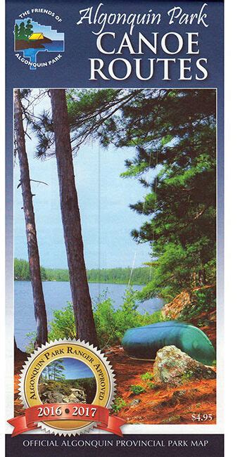 ALGONQUIN PARK CANOE ROUTES MAP