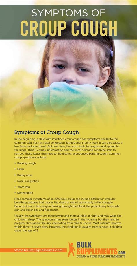 Croup Cough. Fight Off Viruses & Croup Cough with Supplements