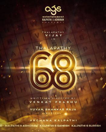 First look of Thalapathy 68 to be out on this date? | Latest Telugu ...